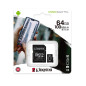 Carte Mémoire Kingston Canvas Select Plus 64 Go - Micro SDHC + Adaptateur SD (Origine) · Smarty Paris